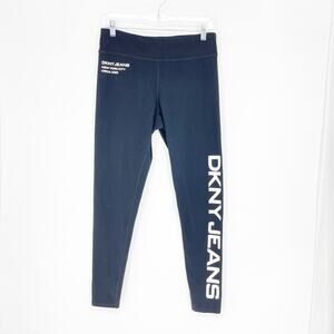 DKNY Jeans Mid Rise Mid Rise Black Legging Size Medium